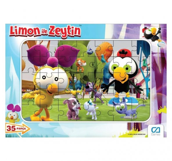 Ca Games Limon İle Zeytin 35 Parça Frame Puzzle CA.5082 - 2