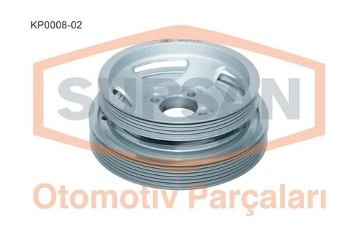 SUPSAN KP0008-2 Krank Kasnağı Albea Doblo Palio Punto 1.3Mjtd Linea Fiorino 1.3Mjtd 16V ürün görseli 1