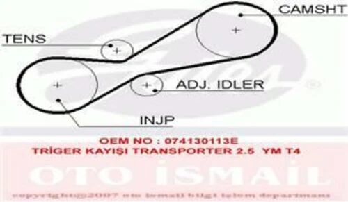 Gates 5494XS TRIGER EKSANTRIK KAYISI TRANSPORTER T4 96-03 2.5 TDI ürün görseli 1