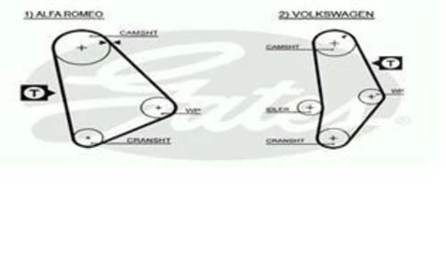 Gates 5001  Triger Eksantrik Kayışı Taunus 1.6 119X190 119Dıs ürün görseli 1