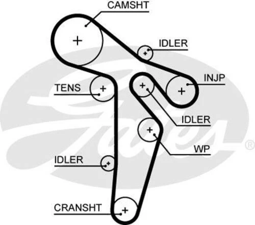 Gates 5648XS TRIGER EKSANTRIK KAYISI GOLF V VI JETTA PASSAT 2.0 T ürün görseli 1