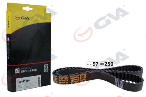 GVA 58097250  Triger Kayışı (097×250) Toyota LandCruiser 3.0D 16V 02- Hilux Uyumlu 2.5D 01- 3.0D 00- ürün görseli 1