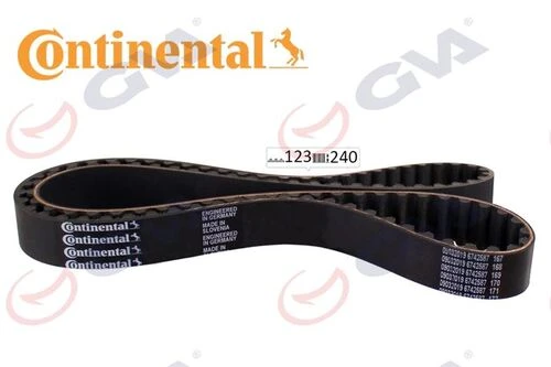 GVA 58123240  Triger Kayışı (123×240) Toyota Corolla Uyumlu 1.3 12V (83-01) Starlet 1.3 12V (85-95)