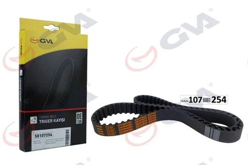 GVA 58107254  TRİGER KAYIŞI 107×254 CHEVROLET MATIZ 0.8 6V 05 SPAR