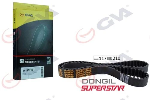 GVA 58117210  TRİGER KAYIŞI (117×210) Corolla Uyumlu 1.6 ENJ. ürün görseli 1