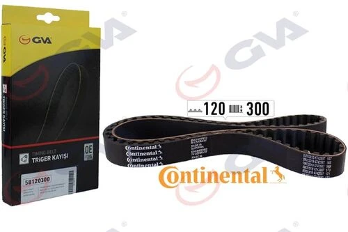 GVA 58120300  TRİGER KAYIŞI 120×300 120 DİŞ PASSAT-BORA-CADDY III ürün görseli 1
