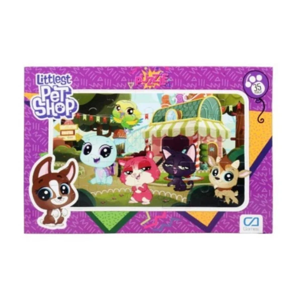 Ca Games Littlest Pet Shop 35 Parça Frame Puzzle CA.5018 - 2