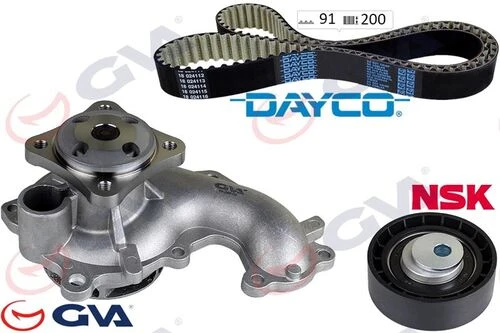 GVA 59WPK3520 -2 Triger Seti Teflonlu Devirdaimlı Connect 2002 2013 1.8 Tdcı 2t1q6m260aa