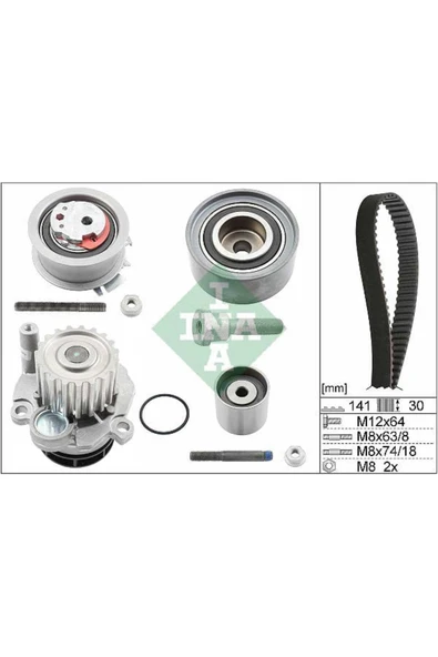 INA 530046330 TRİGER EKSANTRİK GERGİ SETİ GOLF V JETTA III PASSAT TOURAN / A3 A ürün görseli 1