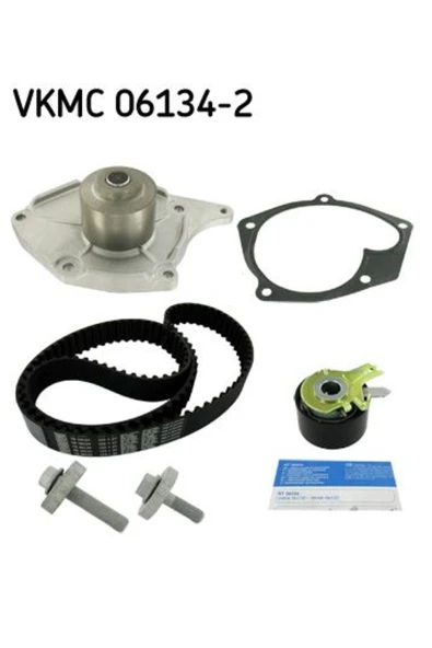 SKF VKMC061341 VKMC06134-1 TRİGER EKSANTRİK GERGİ SETİ + SU POMPASI CLIO II