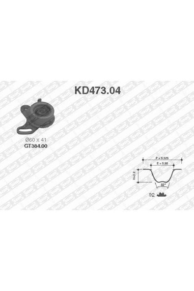 SNR KD47304 Set Triger 092-220 - Hyundai Accent 95-00 1.3-1.5 ürün görseli