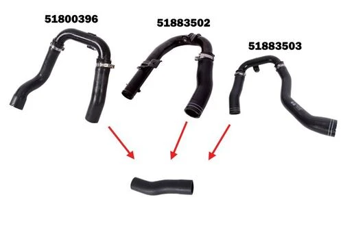 Ibras 15408   TURBO HORTUMU LINEA 07- 1.3 JTD KÜÇÜK METAL BOR ürün görseli