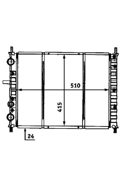 Kale 0128251PA MOTOR RADYATOR BRAVO BRAVA 1.9 1 SIRA CUPL SISTEM  0 ürün görseli