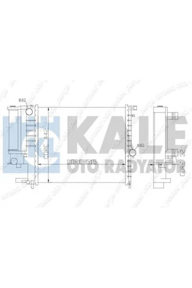 Kale 355005 Radyatör Al/pl/brz Bmw 5 Ma