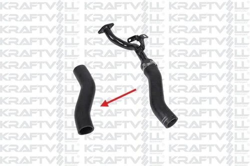 Kraftvoll 10030965  Turbo Hortumu Borusuz Fiorino 1.3 Multijet Bipper Nemo 1.3hdı 95hp 51856675 ürün görseli