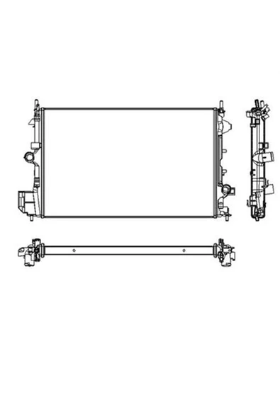 Kale 355580 Radyatör Vectra C 04 Croma 05 1.9cdtı Mek Ac 650x408x33 ürün görseli