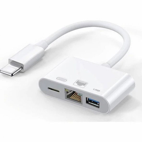 DAYTONA NK107 İPHONE LIGHTING=-ETHERNET USB KAMERA