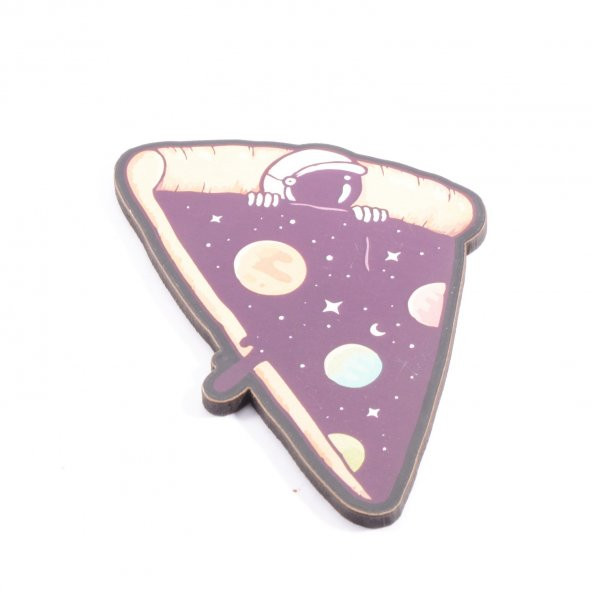 Astronot Pizza Bardak Altlığı