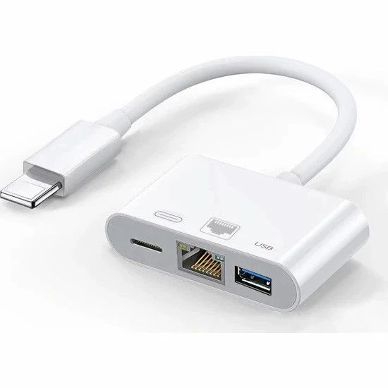 DAYTONA NK107 İPHONE LIGHTING=-ETHERNET USB KAMERA ürün görseli