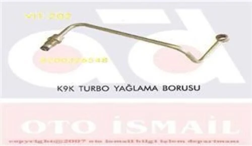 Vitesse 202  TURBO BORUSU 1.5 DCI YAGLAMA