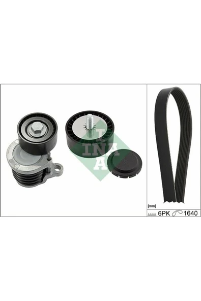 INA 529023810 GERGI KUTUK SETI ( KUTUK+RULMAN+KAYIS 6PK1640 ) MERCEDES OM651.921 X253 15/19 W205 ) ürün görseli 1