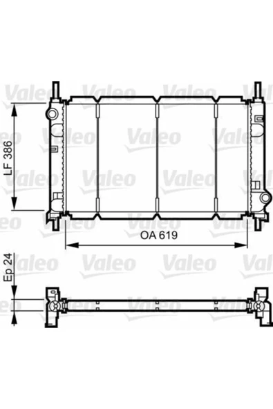 Valeo 731011 RADYATÖR FORD MONDEO BVM AC