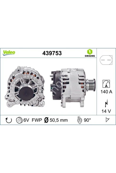 Valeo 439753 ALTERNATÖR VAG T5 2.0 TDI - 1