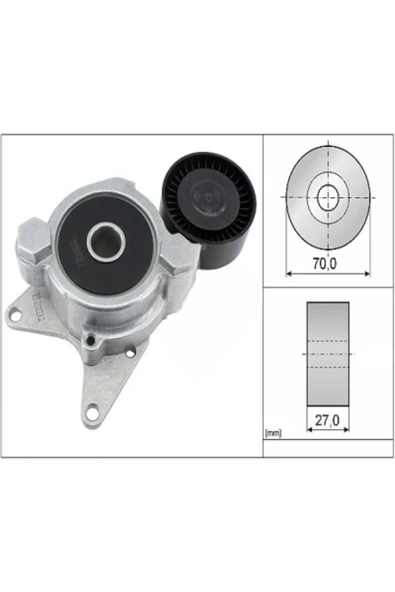 INA 534017410 - V Kayış Gergi Kütüğü TOYOTA AURIS AVENSIS RAV4 VERSO 2.0 D4D 06> 12> ürün görseli 1
