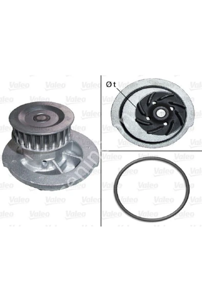 Valeo 506953 SU POMPASI Uyumlu DAEWOO REZZO 1.8 İ SU POMPASI BİNEK - 1