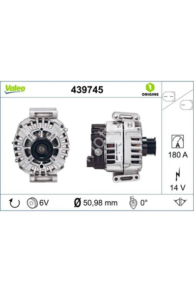 Valeo 439770 ALTERNATÖR MERCEDES - 1