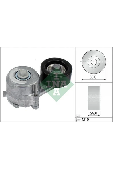 INA 534065010 V Kayıs Gergı Rulmanı Opel 1.6sıdı Astra J K Insıgnıa A B Zafıra C  Oem ürün görseli 1