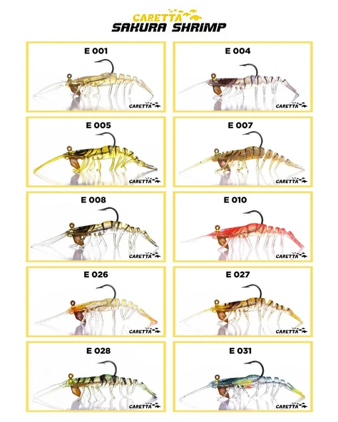 Caretta Sakura Shrimp 76mm 6,5gr Silikon Karides - Resim 2