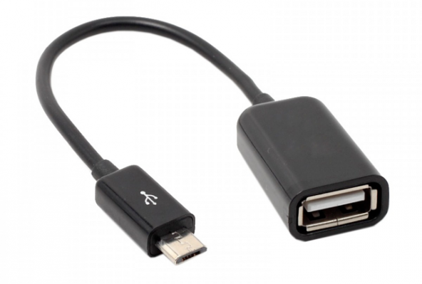 Micro Usb Male Usb Female Otg Data Kablo Çevirici Dönüştürücü - 1