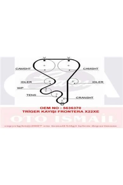 Gates 5461XS TRIGER EKSANTRIK KAYISI FRONTERA B ANTARA / CAPTIVA ürün görseli 1