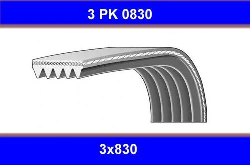 Gmb 3PK0830 Kanallı Kayış Ford Escort-SıerraNissan Vanetta