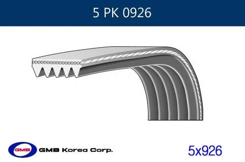 Gmb 5PK0926 Kanallı Kayış FiathondaLanciaMitsubishirenaulttoyotavw