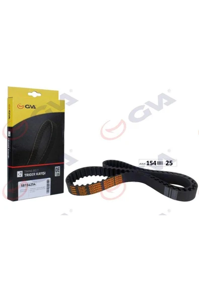 GVA 58154254 Triger Kayışı 154x254 Mıtsubıshı L200 2.5dıd 16v Colt Pıck Up 2.5dıd 16v 12/05 ürün görseli 1