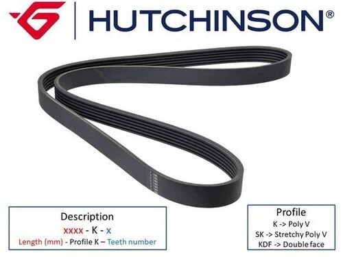 Hutchinson 6PK1550 KANALLI KAYIŞ BMW FORD VOLVO OPEL ASTRA J ZAFI ürün görseli 1