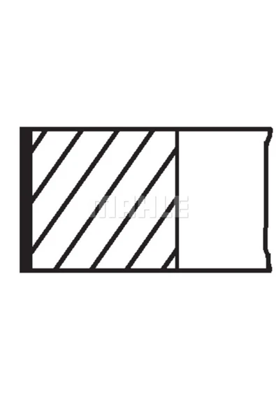 Mahle 00106N0 00 Segman 91.40 Mm (-0.50) M 111 970 ürün görseli 1