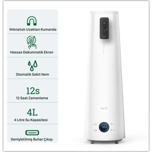 Deerma Uzaktan Kumandalı Ultrasonic Soğuk Buhar Makinesi LD220 - 5