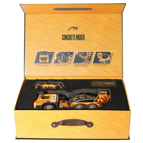 Nessiworld HJ8001-1 Metal Kumandalı İş Makinesi -Gepettoys - 2