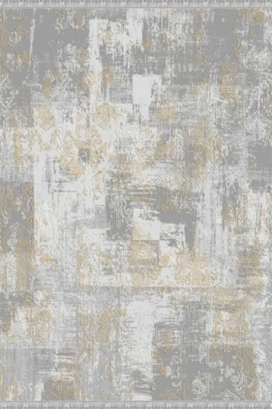 İpek Halı Blossom Koleksiyonu 13402 Gri 80 x 150 cm - 2