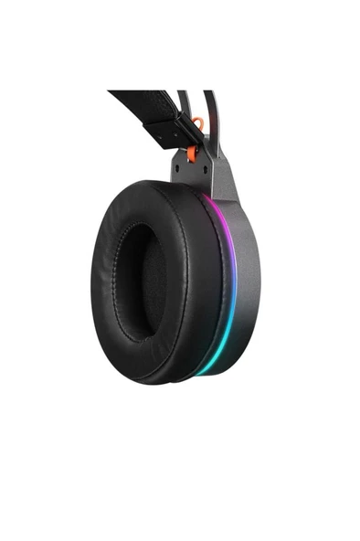 Rampage Stark RM-K6 RGB 7.1 USB Kablolu Kulak Üstü Oyuncu Kulaklığı Outlet - 5