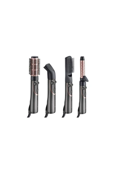 Remington Metalik Gri Curl&Straight Confidence Saç Şekillendirme Seti As8606 - 4