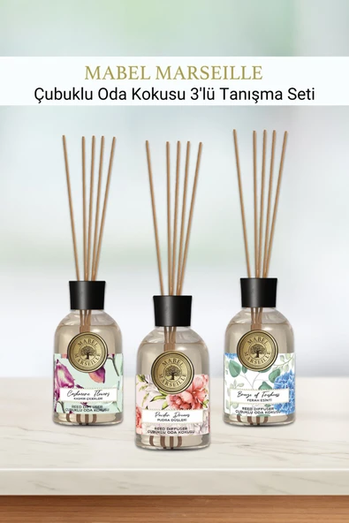 Çubuklu Oda Kokusu 3'lü Tanışma Seti 3x100 ml - 1