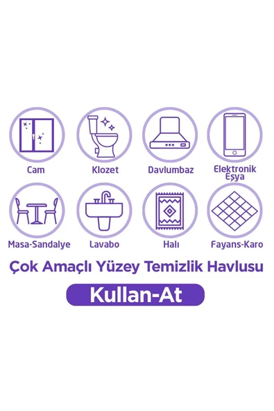 Mr. Oxy Kullan-At Lavanta Kokulu Yüzey Temizlik Havlusu 3x100 - 5