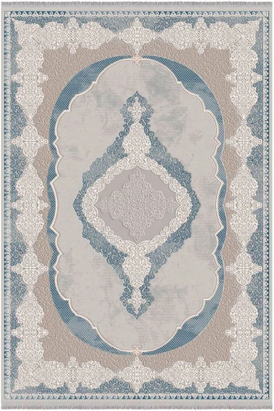 İpek Halı Safarin Koleksiyonu 7613A Gri 100 x 200 cm