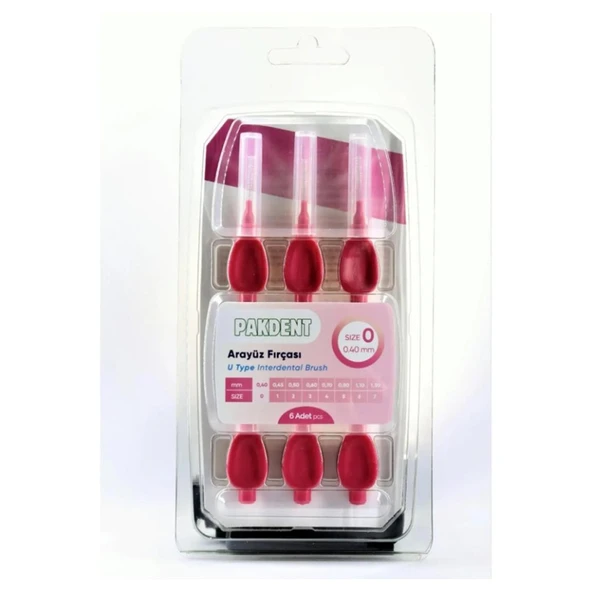 Pakdent Arayüz Fırçası Size-0 0.40mm