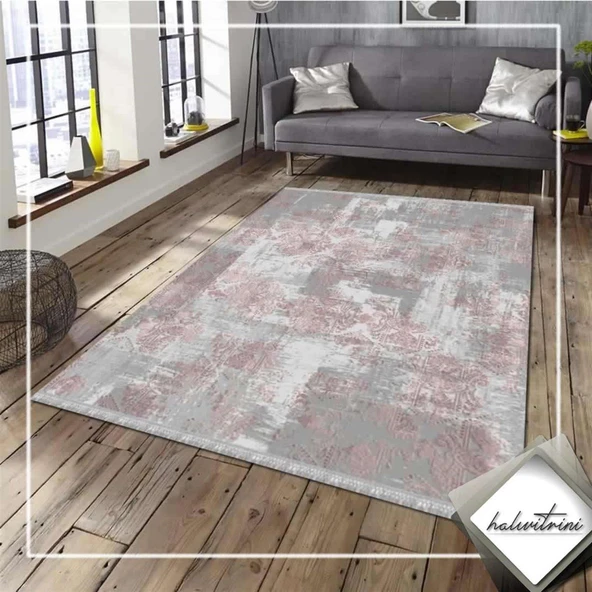 İpek Halı Blossom Koleksiyonu 13501 Gri 120 x 200 cm