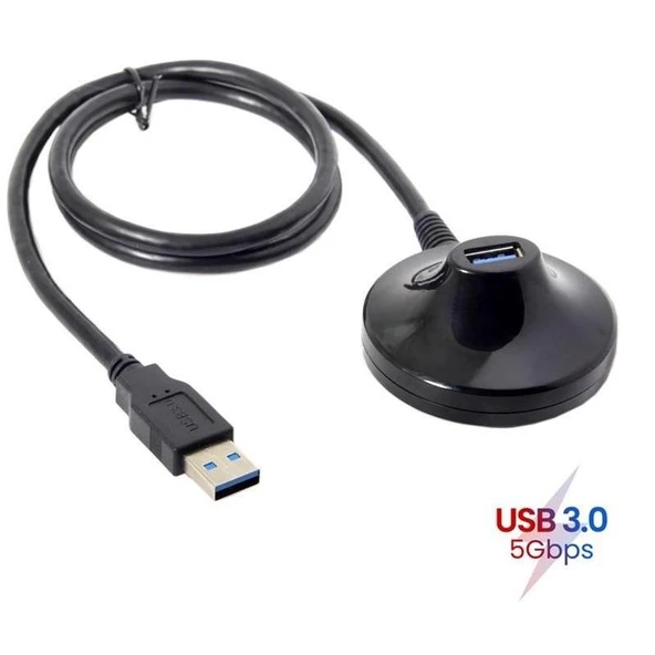 5255 Usb 3.0 Standlı Dişi Erkek Uzatma Kablosu 1 Metre - 3
